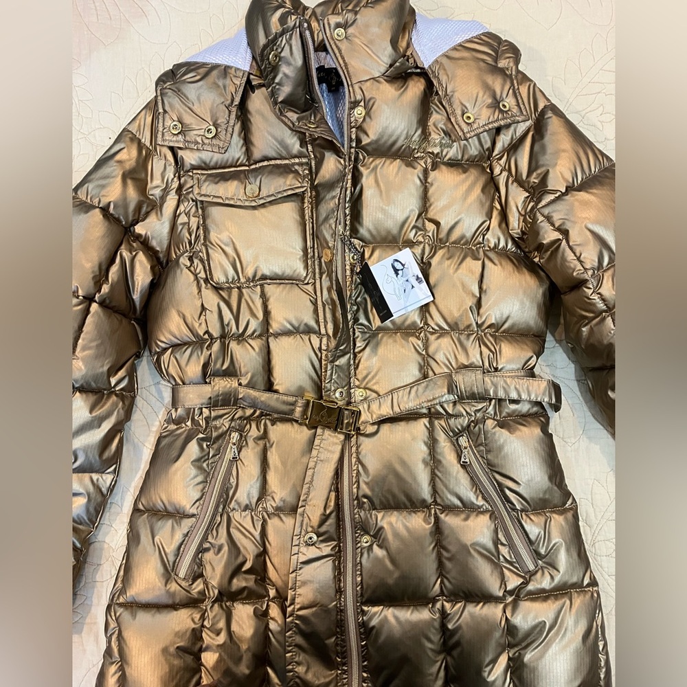Baby Phat Gold Puffer Jacket